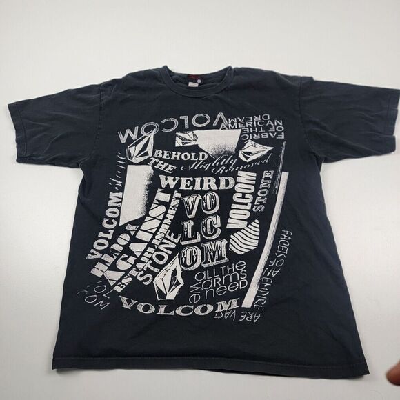 Volcom Stone T Shirt Large Vtg 90s 00s Y2K Skate Grunge Vtg Baggy Distressed - Picture 1 of 10